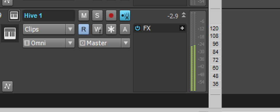 Playback is stopped, no MIDI is present