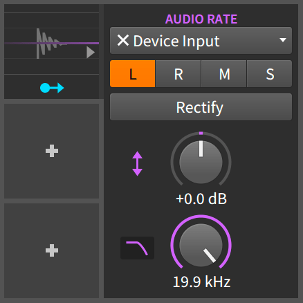 Audio Rate