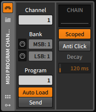 Midi Program Change