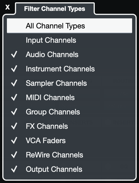 Channel Filters