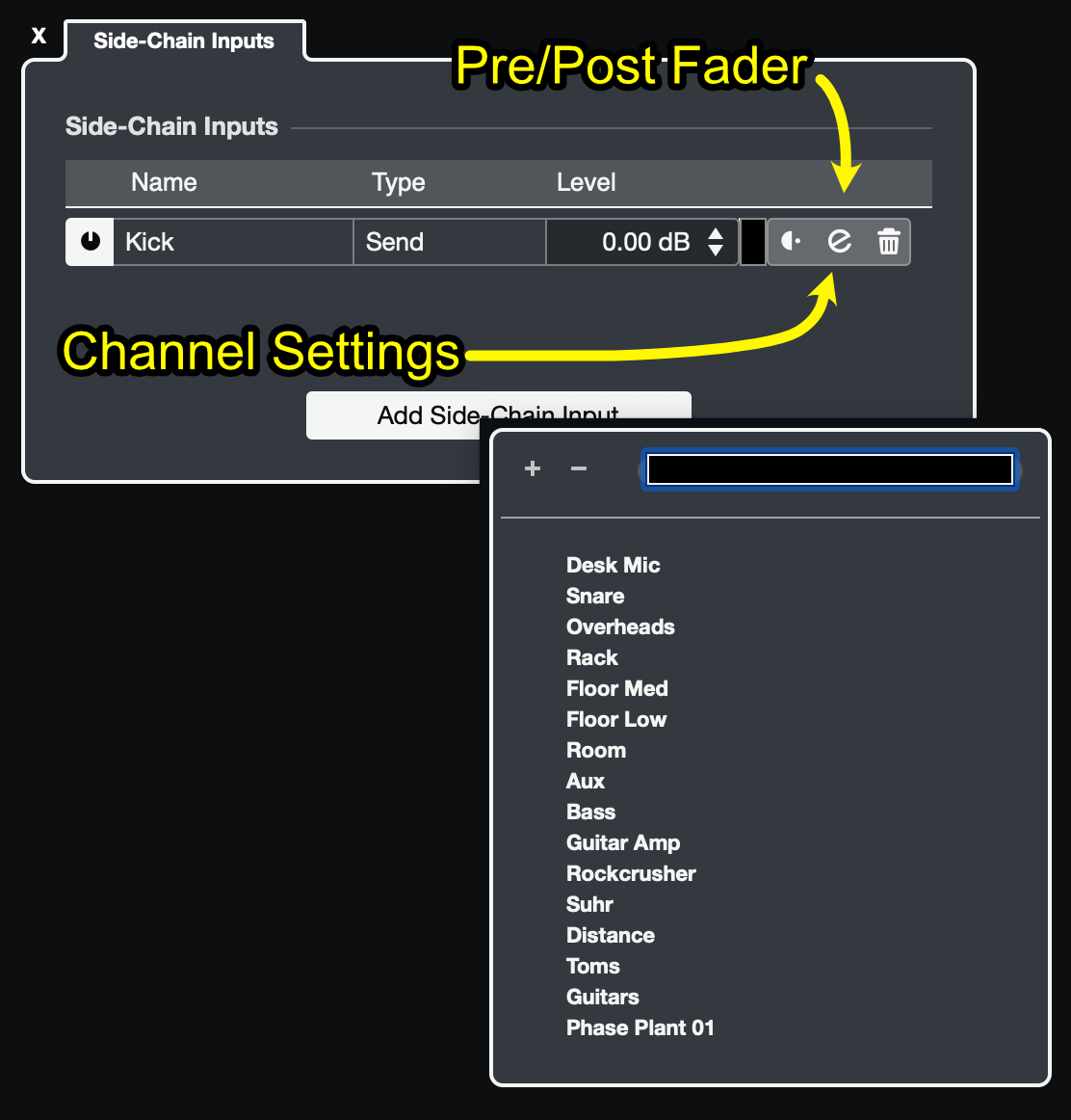 Sidechain Window