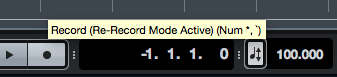 Cubase Re-Record