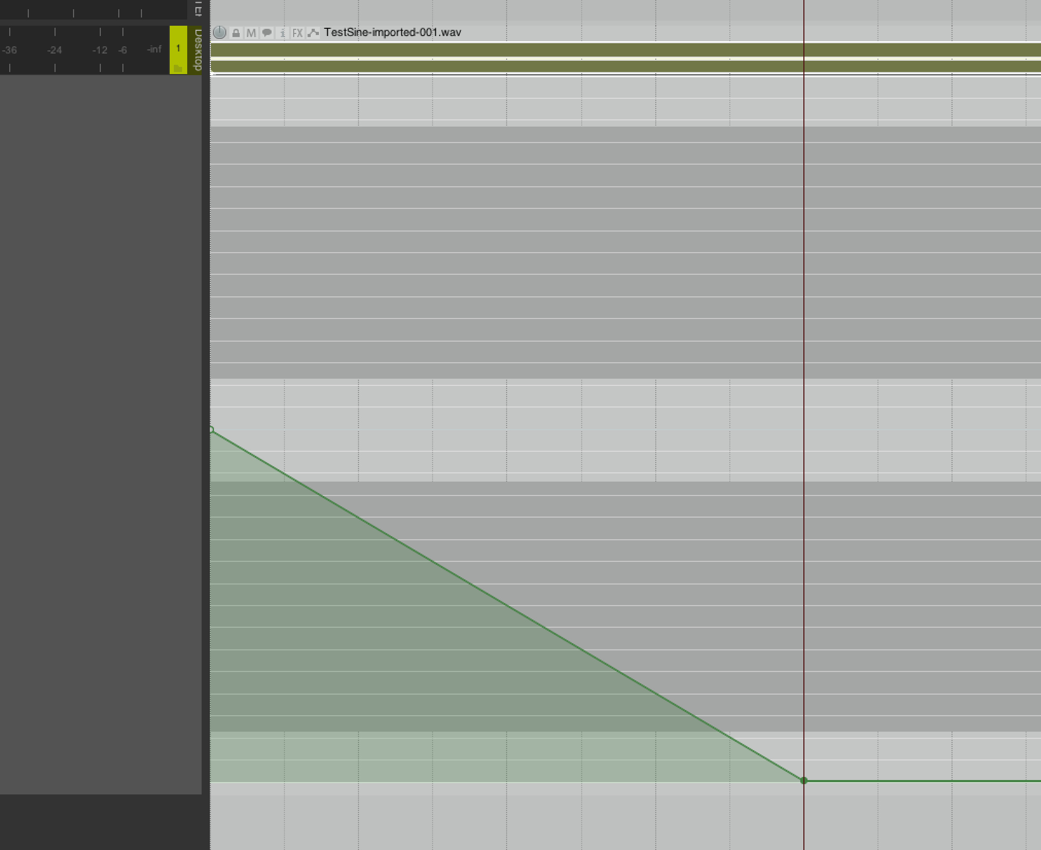 120bpm, 1 bar fade