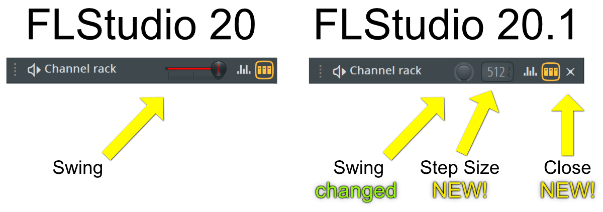 Channel Rack Improvements