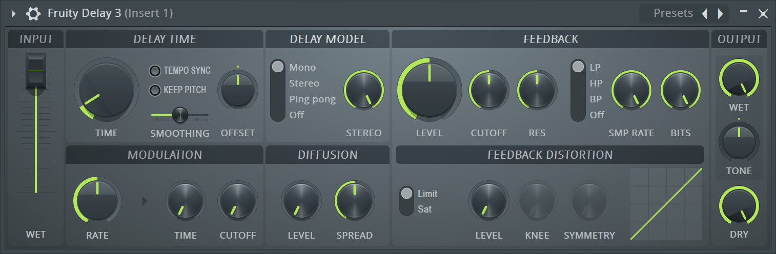 3.3 fl. Delay 3 фл студио. Fruity delay 3. Аудио плагины FL Studio. Delay VST.