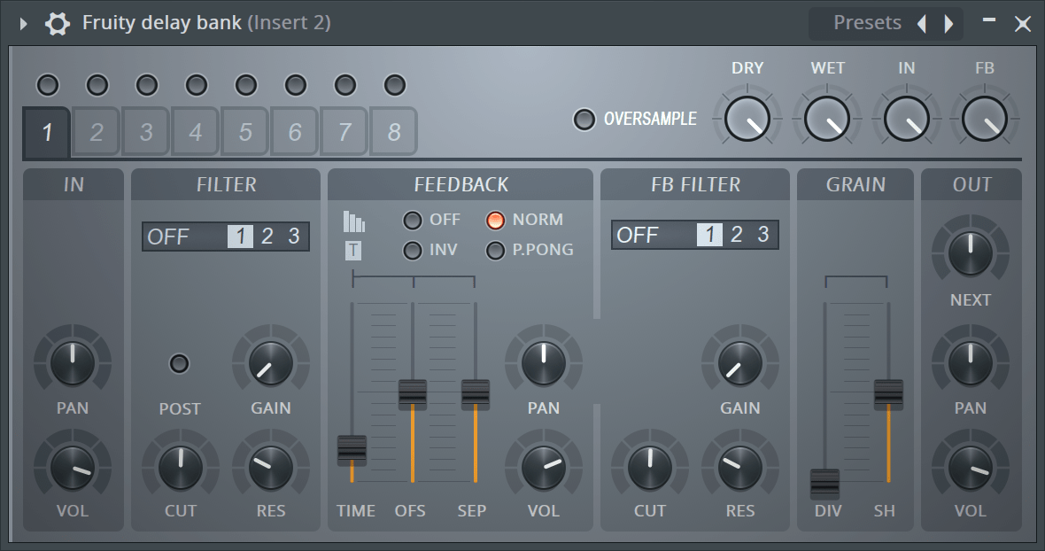 Fruity Delay Bank