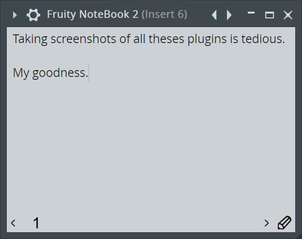 Fruity NoteBook 2