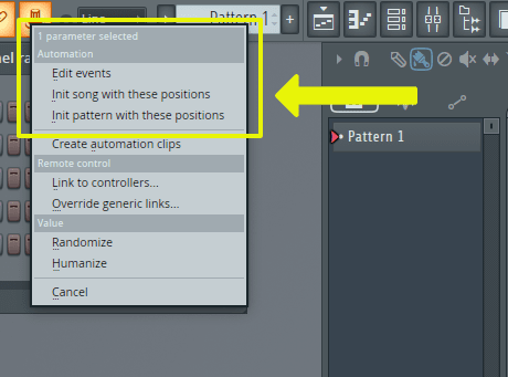 fl studio browser parameters