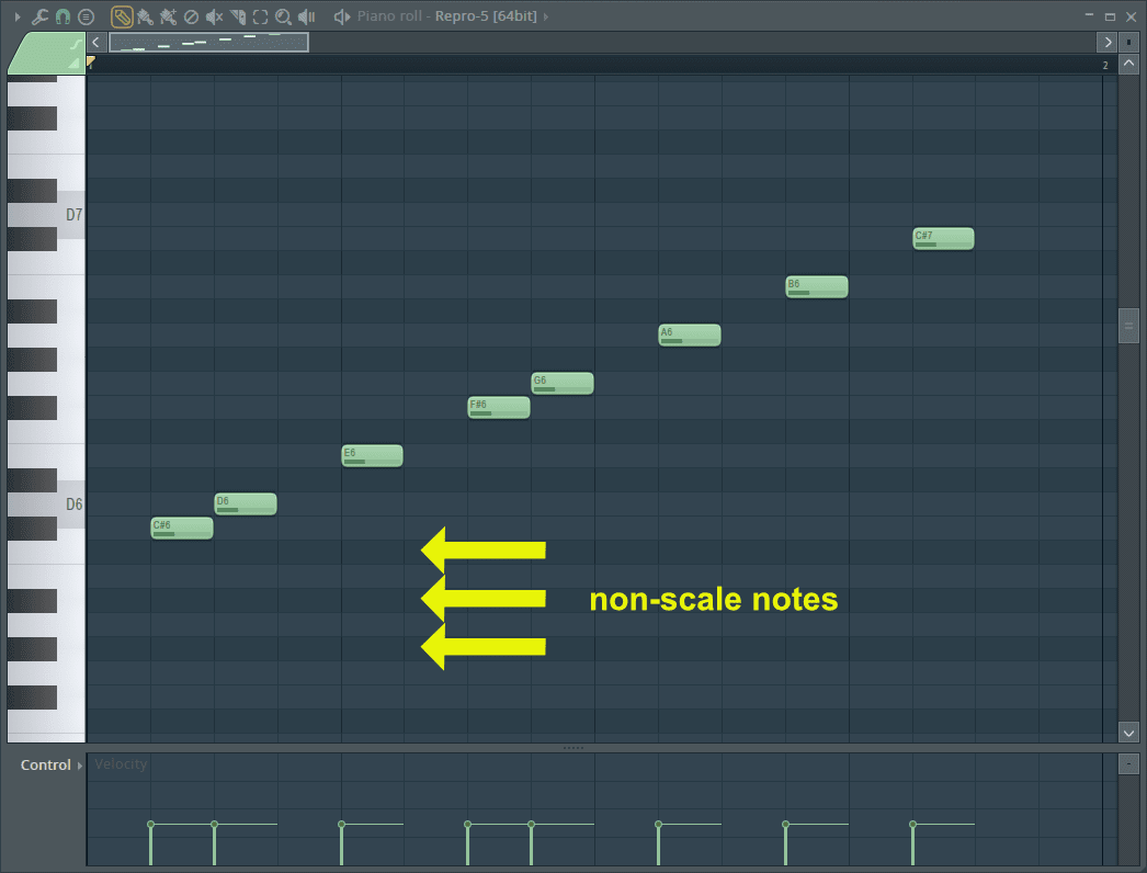 Scale colouring