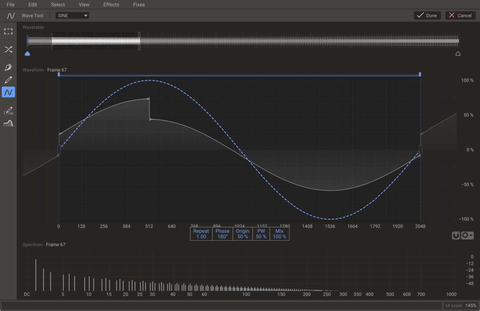 Wavetable Editor