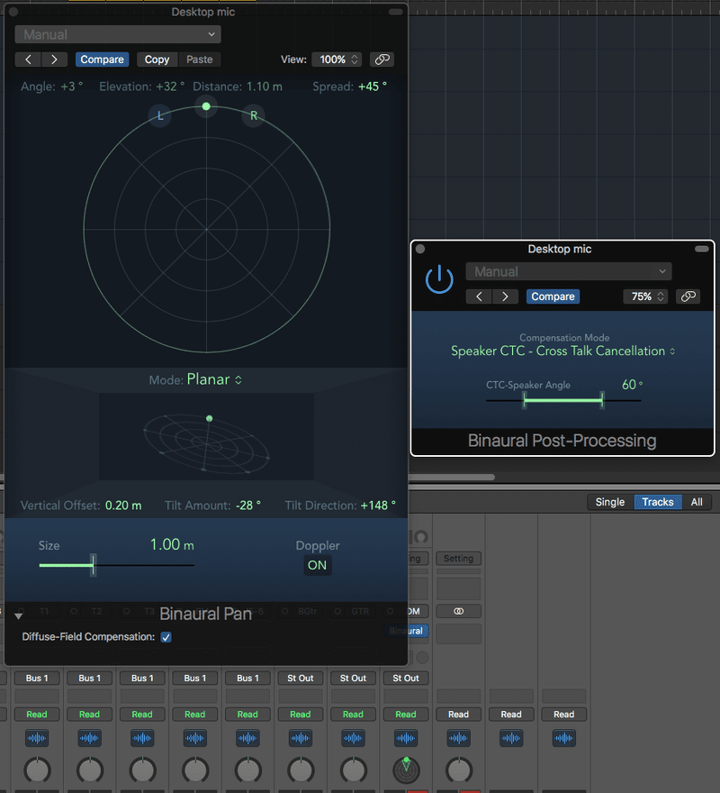 Binaural Post-Processing