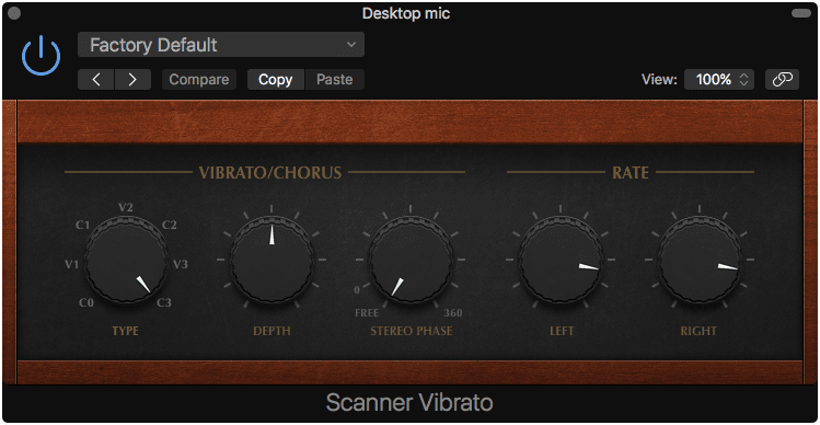 Scanner Vibrato