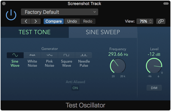 Test Oscillator