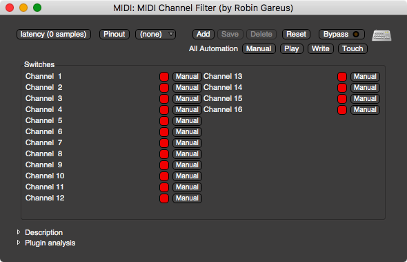 MIDI (Simple) Channel Filter