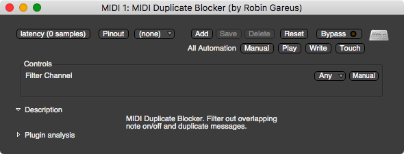 MIDI Duplicate Blocker