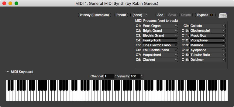 General Midi Synth