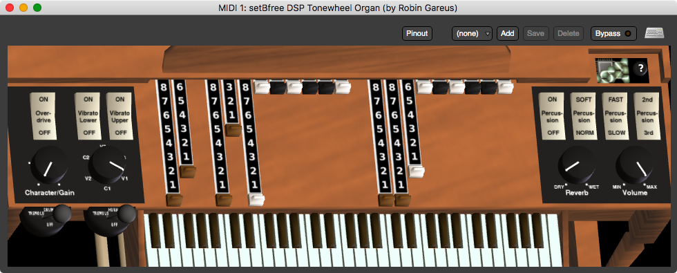 SetBfree DSP Tonewheel Organ