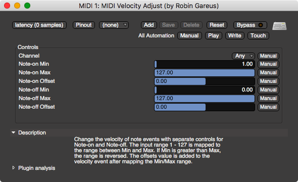 MIDI Velocity Adjust