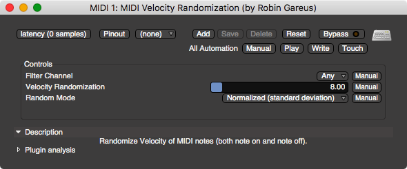 MIDI Velocity Randomization