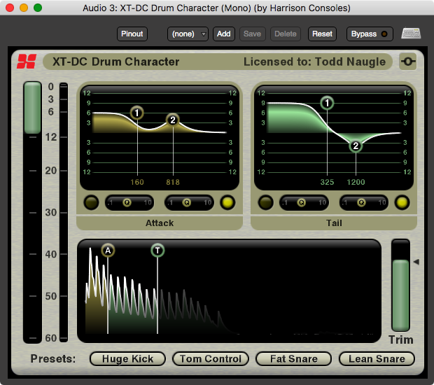 XT-DC Drum Character