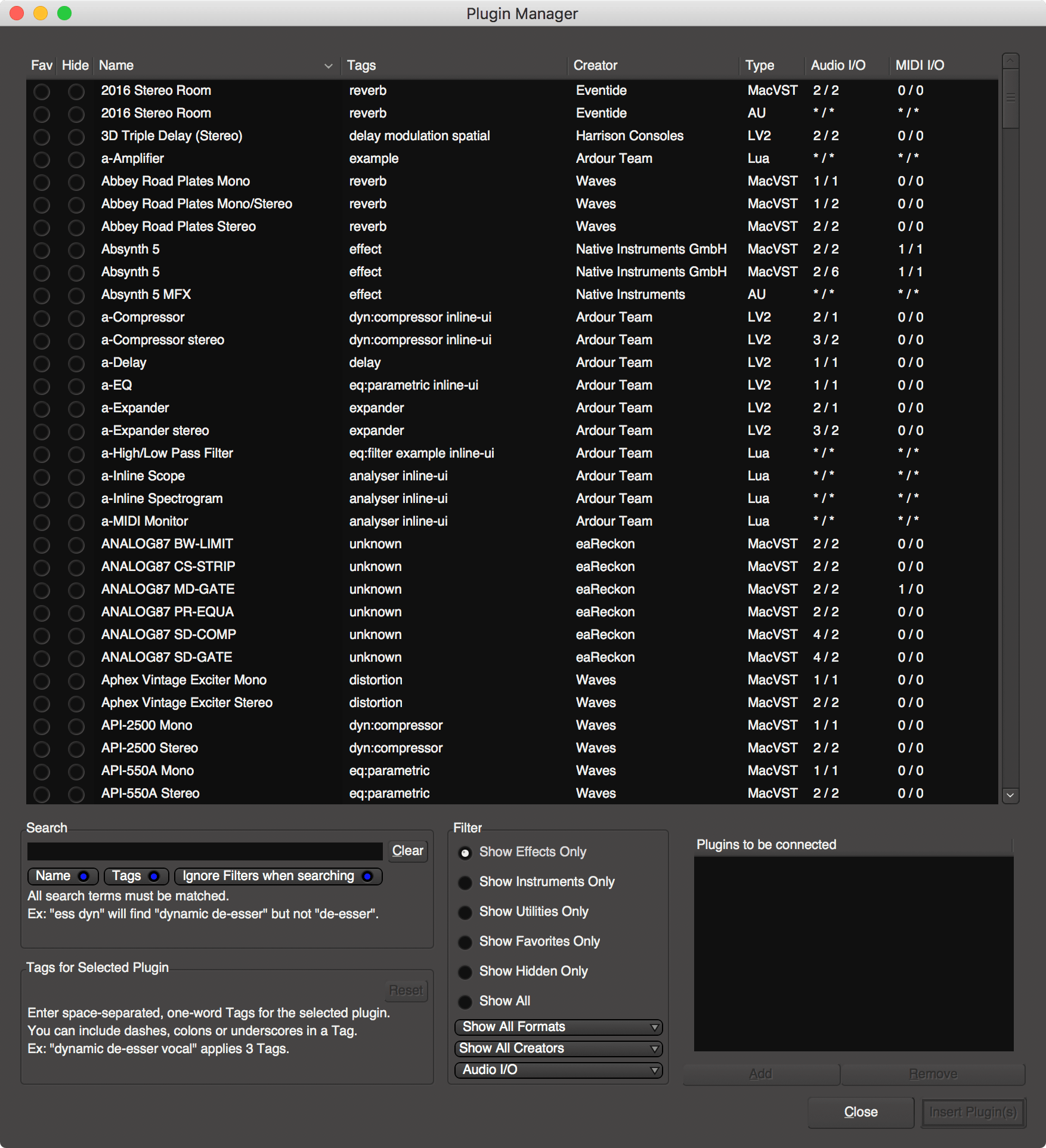 mixbus 32c color multiple tracks