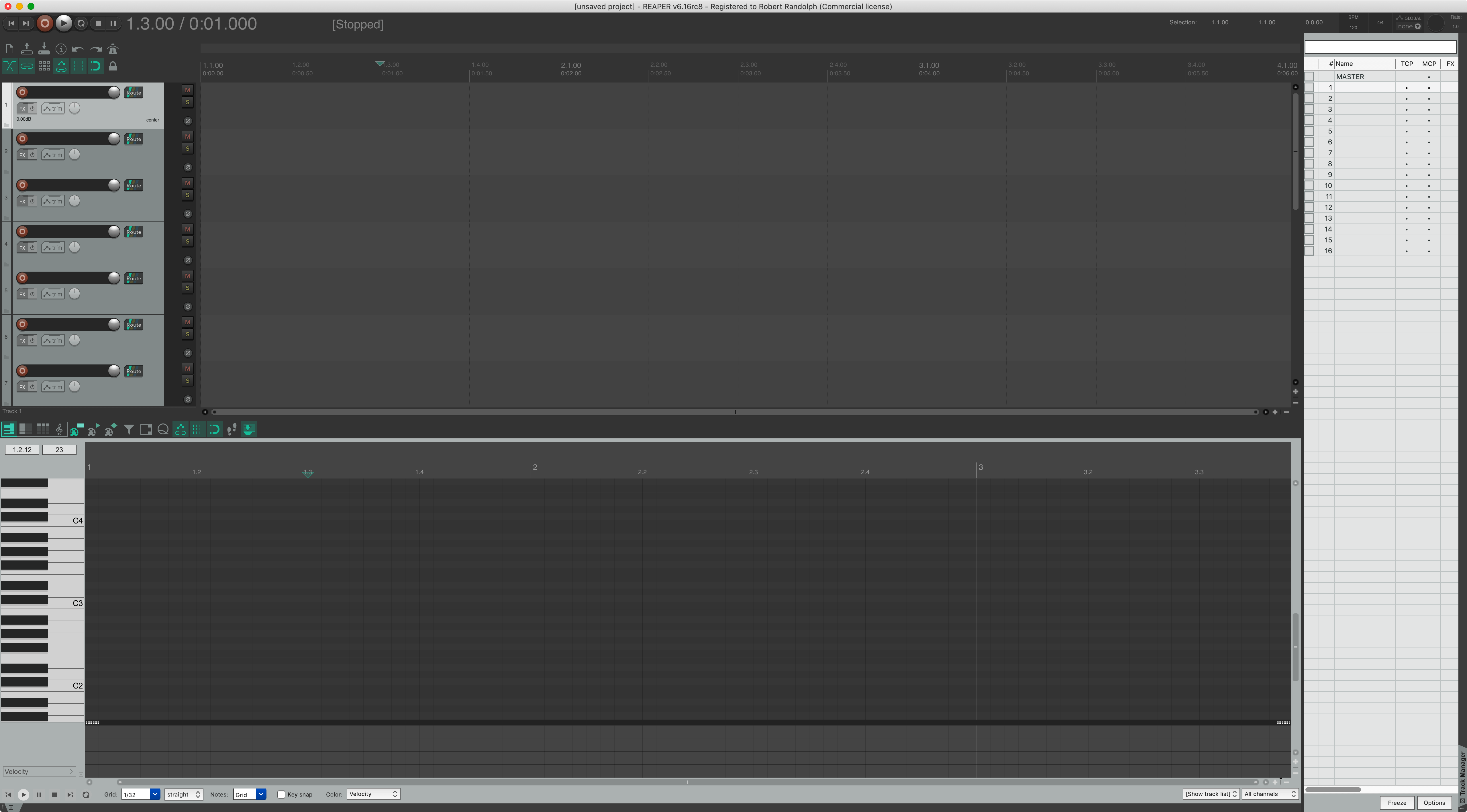 MIDI Screenset
