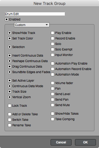 DP's Track Grouping