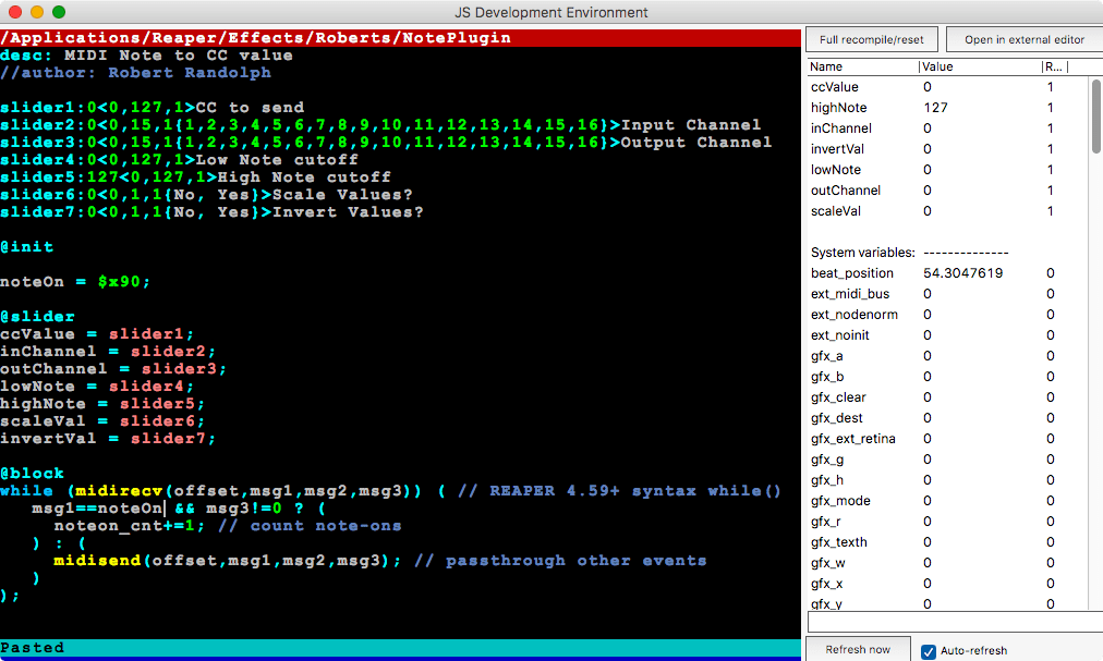 First Init Value