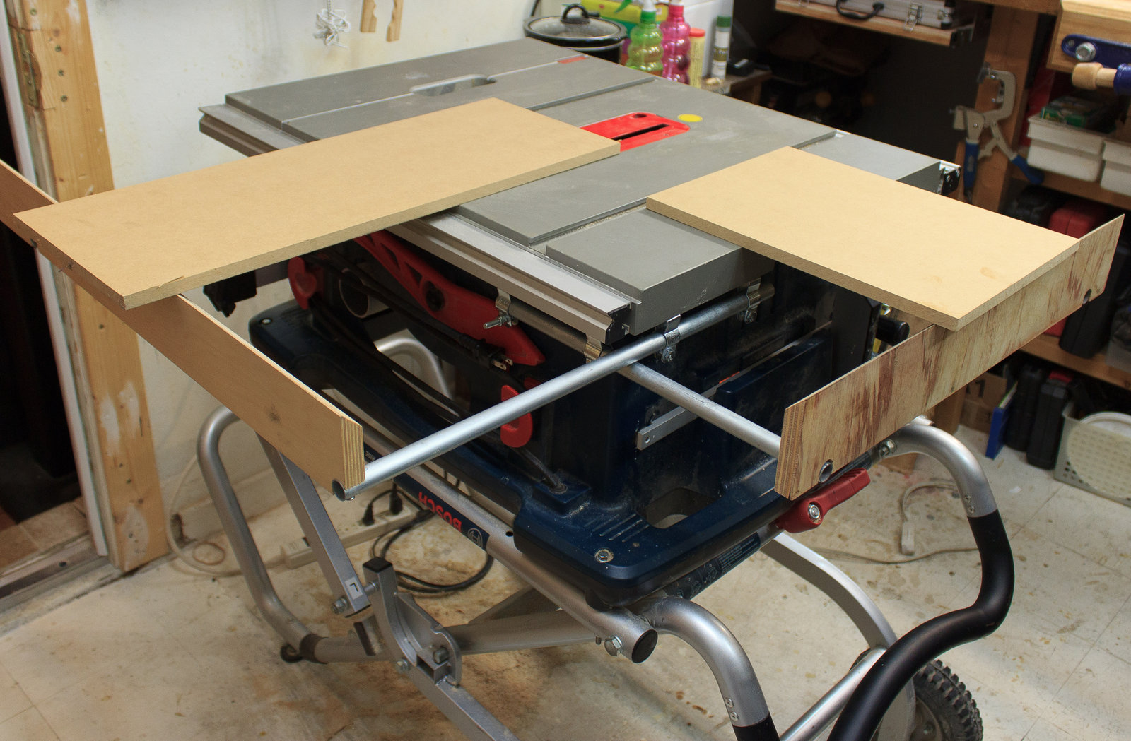Making a Bosch TS1002 TS1003 TS1008 TS1016 extension fence