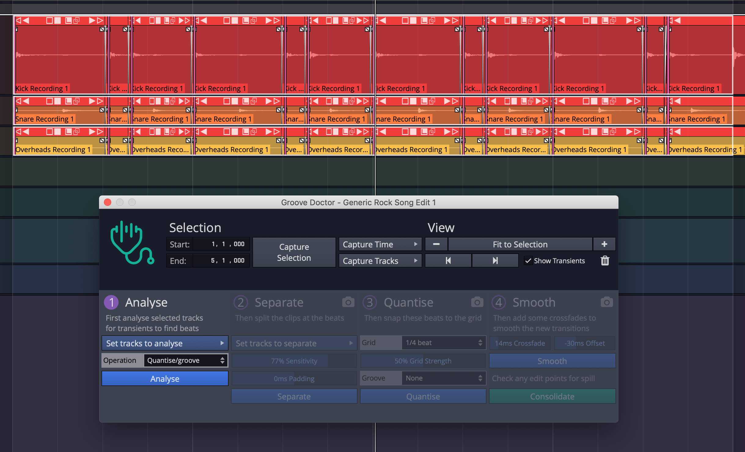 Quantise Audio