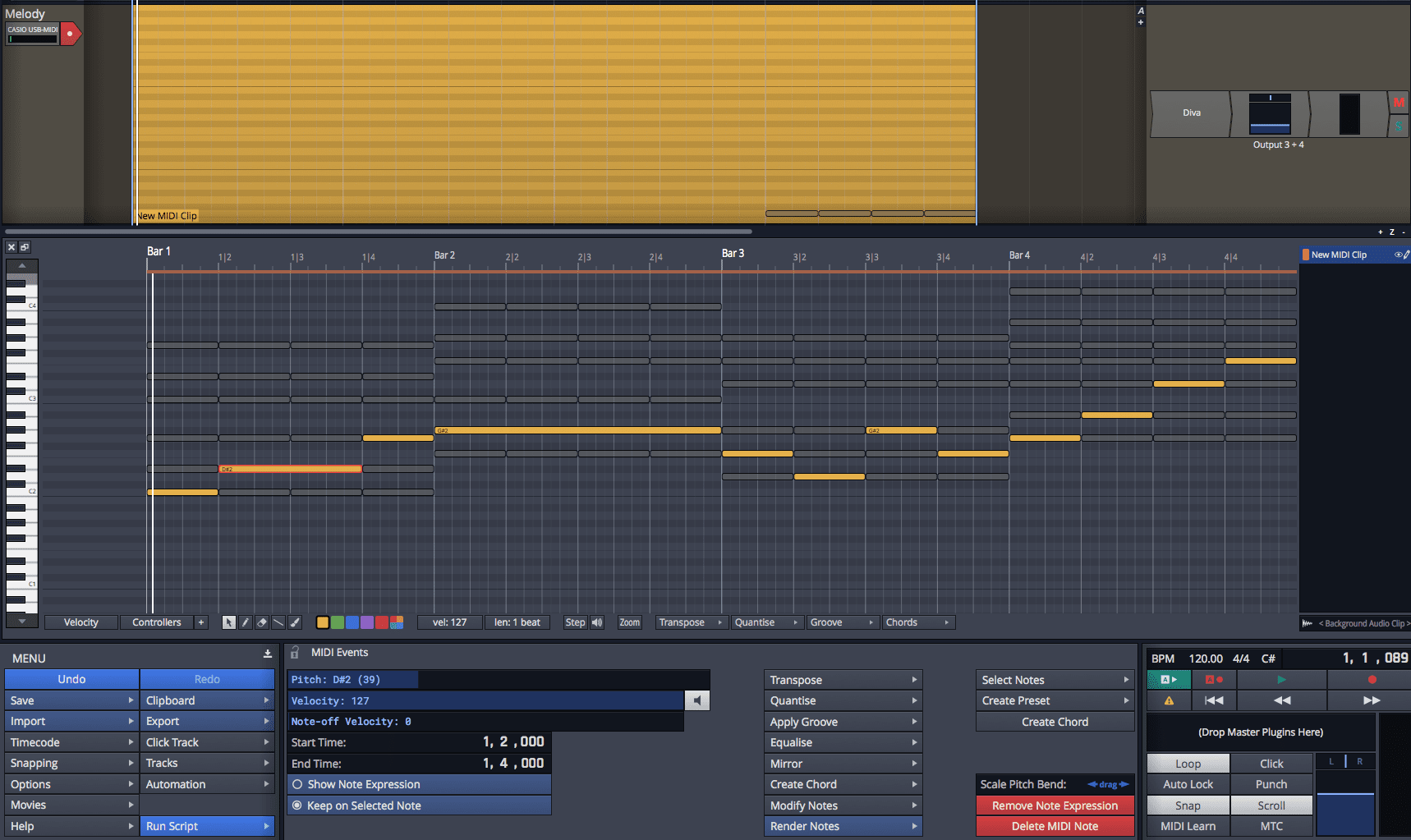 Melody generator